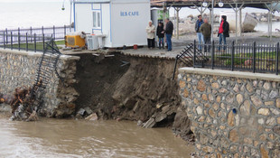 Çanakkale'deki kuvvetli yağış