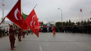 Denizli'den Haleplilere 41 tır yardım