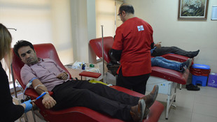 Engellilerden kan bağışı kampanyasına destek