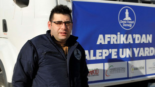 Haleplilere Afrika'dan da yardım geldi