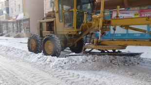 Kars'ta karla mücadele çalışmaları