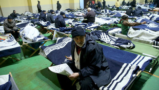 Kış şartları yüreklerini üşütmedi