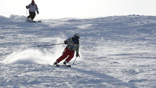 Kop Dağı'nda kayak sezonu başladı