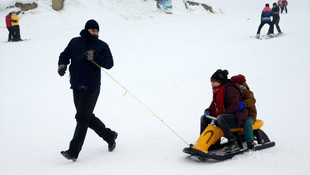 Küpkıran Kayak Merkezi'nde kayak keyfi