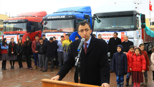 Malatya'dan Halep'e insani yardım