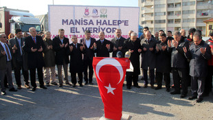 Manisa'dan Suriyelilere yardım