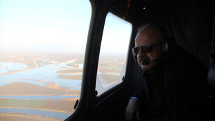 Mersin'deki selin etkisi havadan görüntülendi