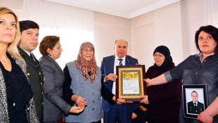 Muğla'da şehit ailesine şehadet beratı
