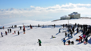 Nemrut'ta kayak keyfi