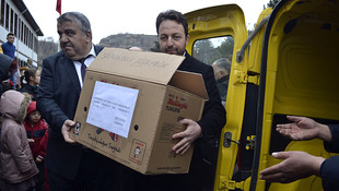 Öğrencilerden El Bab'daki Türk askerine destek