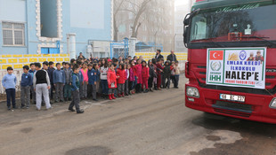 Öğrencilerden Haleplilere yardım