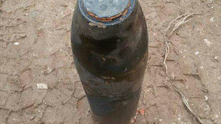 Ordu'da temel kazısında top mermisi bulundu