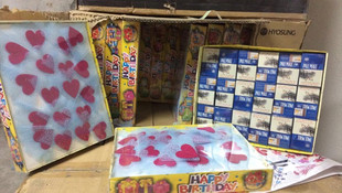 Oyuncak kutuları arasında kaçak sigara ele geçirildi