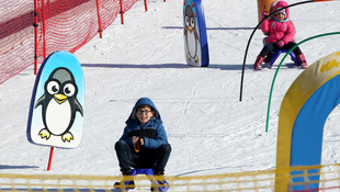 Palandöken'de tatil yoğunluğu