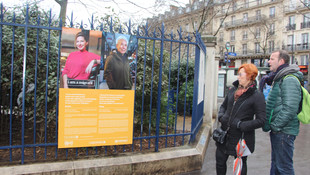 Paris'te Ben bir göçmenim fotoğraf sergisi