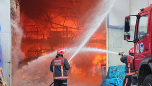 Sakarya'da depo yangını