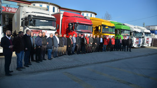 Samsun'dan Haleplilere yardım