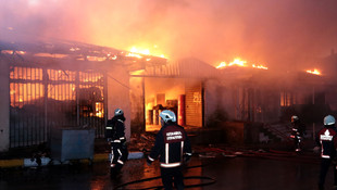 Sancaktepe'deki yangın