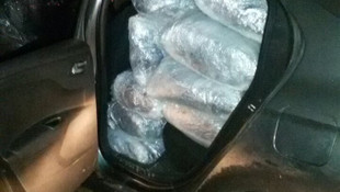 Şanlıurfa'da 154 kilo 500 gram esrar ele geçirildi