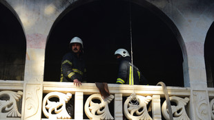 Şanlıurfa'da tarihi binada yangın