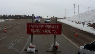 Sivas-Malatya karayolu trafiğe kapandı