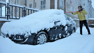 Sivas'ta eğitime kar engeli