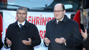 Kayseri ve Sivas'tan Haleplilere yardım