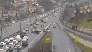 15 Temmuz Şehitler Köprüsü’nde iki şerit trafiğe kapatıldı!