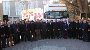 Tokat'tan Haleplilere yardım