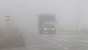 Trakya'da yoğun sis