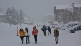 Uludağ'da kar kalınlığı 260 santimetreye ulaştı