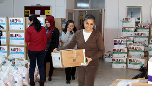 Üniversite öğrencilerinden Haleplilere yardım