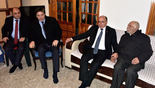 Vali Çiçek'ten şehit Polis Sekin'in yakınlarına taziye ziyareti