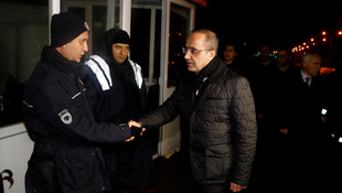 Yeni yıla polislerle girdi