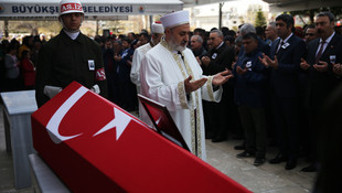 El Bab şehidi Uzman Çavuş Kılıç Adanada son yolculuğuna uğurlandı