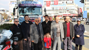 Aydın'dan Halepliler için 4 tır yardım malzemesi