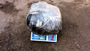 Kahramanmaraş'ta 187 kilo esrar yakalandı