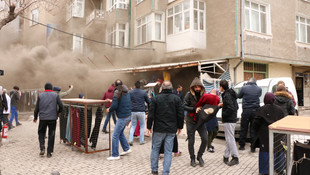 Konya'da iş yeri yangını