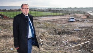 Kütahya'da tankerdeki asidin yola akması