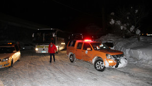 Muş'ta ulaşıma kar engeli