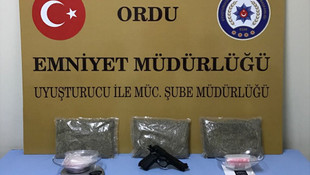 Ordu merkezli uyuşturucu operasyonu