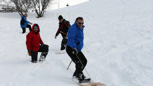 Rize'de lazboardlu kayak şenliği