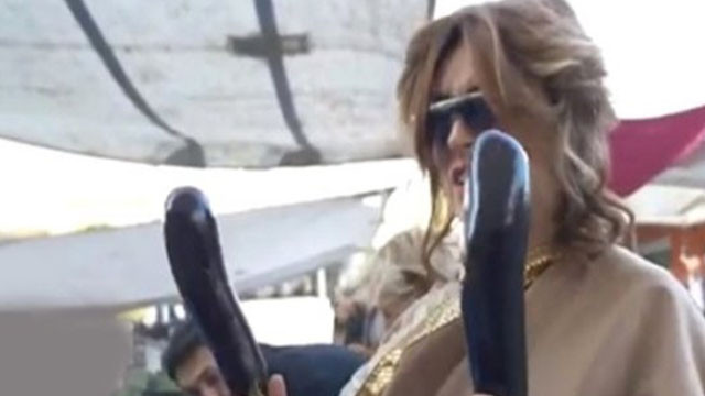 Kılık değiştirip pazara çıktı