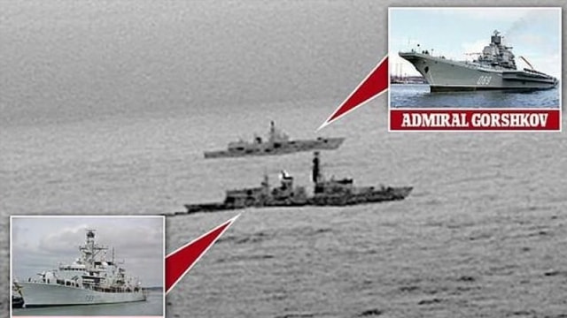 Şoke eden görüntü! Rus gemisi İngiltere sularında