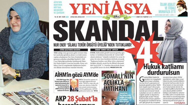 Yeni Asya Gazetesi Muhabiri Nur Ener ByLocktan tutuklandı!