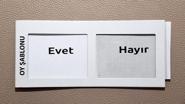 Referandum seçimlerinde ilk! Görme engelli vatandaşlar böyle oy kullanacak!