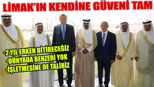 Limakın kendine güveni tam