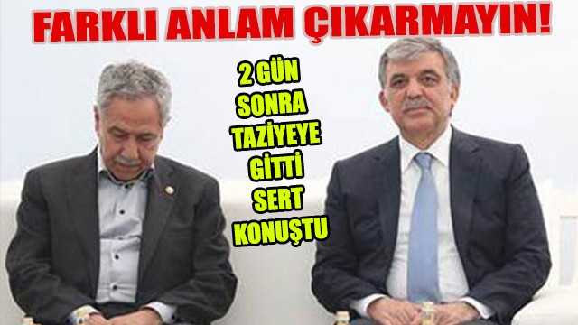 Farklı bir anlam çıkarmayın!