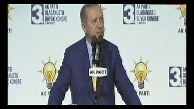 Cumhurbaşkanı Erdoğan AK Parti kongresinde kürsüye çıktı