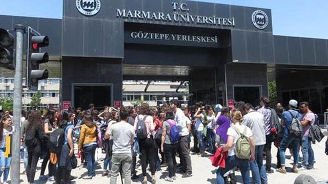 Maramara Üniversitesi’nde Taciz protestosu